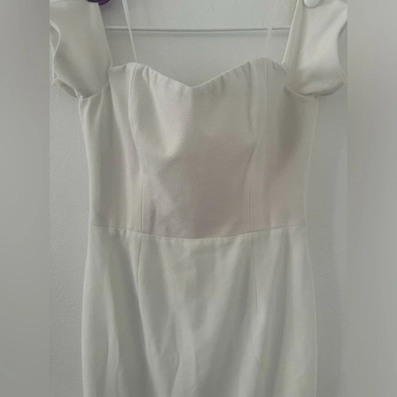 Dress the Population Bailey Off The Shoulder Sweetheart Bodycon Midi Dress Large - Picture 5 of 12